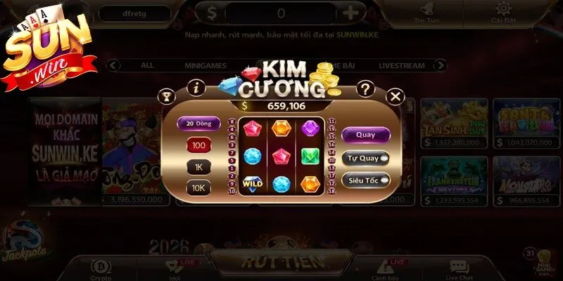 Giới thiệu tổng quan về trò chơi kim cương Sunwin