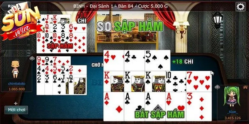 Cách tính tiền thưởng thắng sập hầm mậu binh Sunwin dễ hiểu