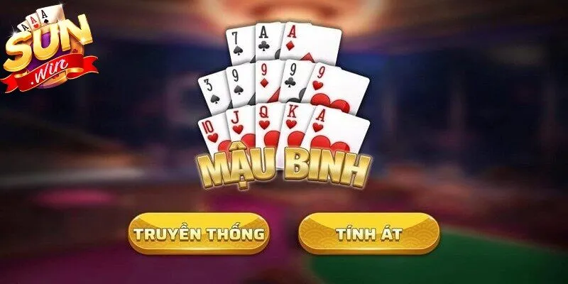 Mậu binh Sunwin là game bài đỉnh cao với giao diện chuyên nghiệp