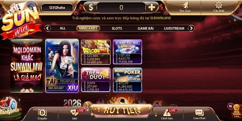 MiniGame Sunwin là sảnh cược giải trí hấp dẫn với tỷ lệ thưởng cực cao
