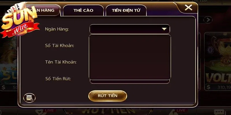 Điều kiện để rút tiền Sunwin thành công suôn sẻ cho thành viên